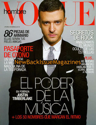 L'UOMO Vogue cover by Justin TimberlakeL'UOMO VOGUE 洋雑誌