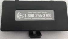 Black Game Boy Pocket Battery Cover - GBP Replacement Door Lid NEW + STICKER