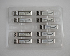 Lot of 9 Finisar FTLF8528P2BNV-EM SR 850nm SFP Transceiver Modules