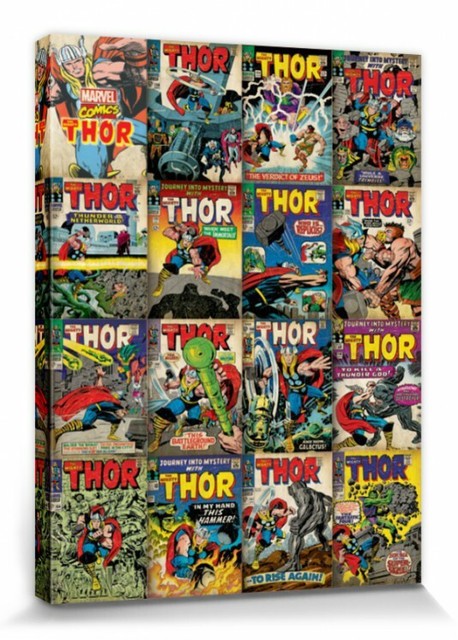Thor Thor Covers Marvel Poster Leinwand Druck Bild 80x60cm Ebay