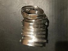 ( 9 PK) IDEAL-TRIDON STAINLESS STEAL ADJUSTABLE HOSE CLAMP 040-29/76mm FREE SHIP