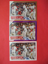 Atlanta Braves 2023 Topps Series 1 Meijer Exclusive Purple, Gold & Base #168