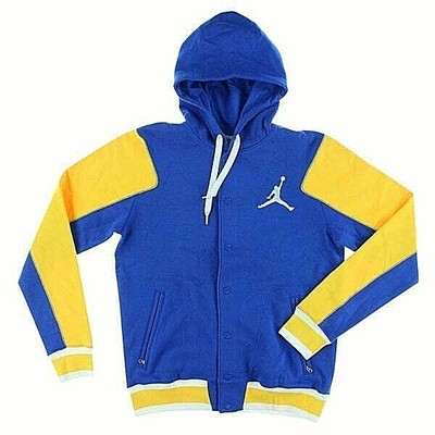 blue and yellow jordan outfit