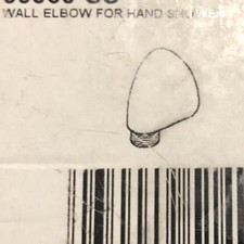 Delta 50560-PR Wall-Mount Supply Wall Elbow Part, Lumicoat Chrome