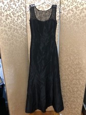 Nicole Miller Black Long Evening Dress Size 2