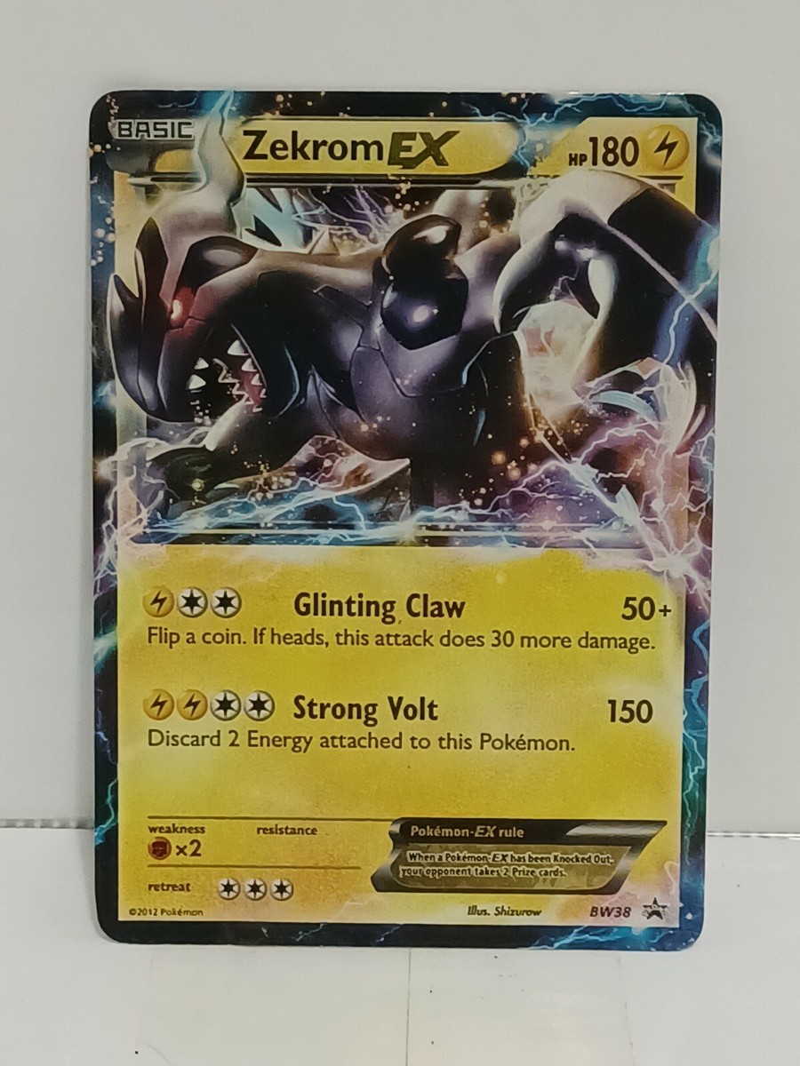 2012 POKEMON B & W ZEKROM EX RARE HOLO PROMO #BW38 | eBay