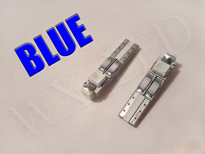 2x T5 3 SMD 1210 LED Gauge Cluster, Key Ring, Sunvisor, Shifter Led Bulb Blue**