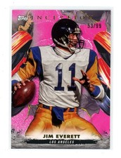 2024 Topps Inception Football Magenta Jim Everett #77 Los Angeles Rams /99