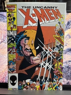 UNCANNY X-MEN #211 - NM 1ST FULL APPEARANCE OF THE MARAUDERS - 1986 - MARVEL