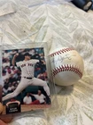Roger Clemens signed Baseball Upper Deck Sticker But No COA. W Baseball Card