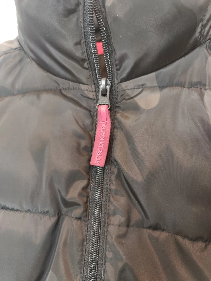 Giacca piumino donna Robe di Kappa L taglio sancrato camouflage giubbotto - Immagine 3 di 4