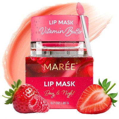 MAREE Lip Mask Overnight - Moisturizer For Very Dry 0.7 Ounce (Pack of 1) 