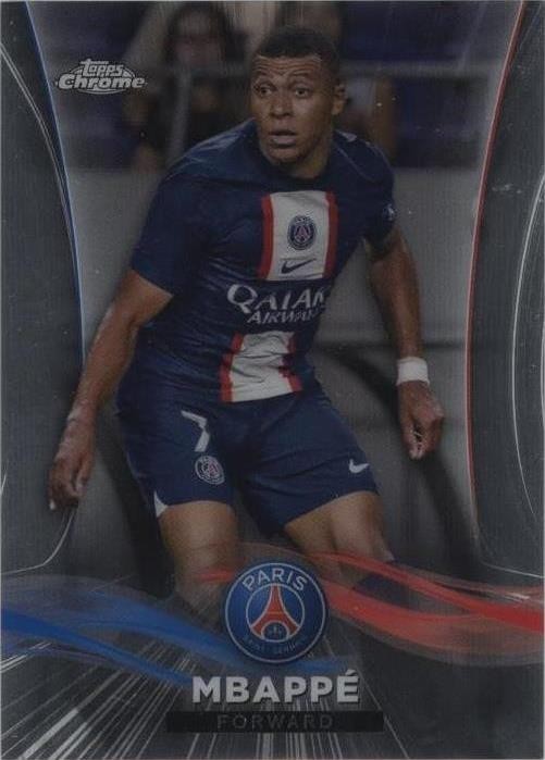 2022-23 Topps Paris Saint-Germain Team Set - Kylian Mbappé #49 for