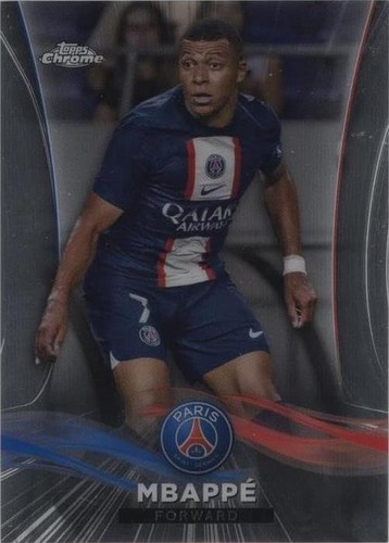 2022 Topps Chrome Kylian Mbappe Chasing Glory #CG-15 Paris Saint