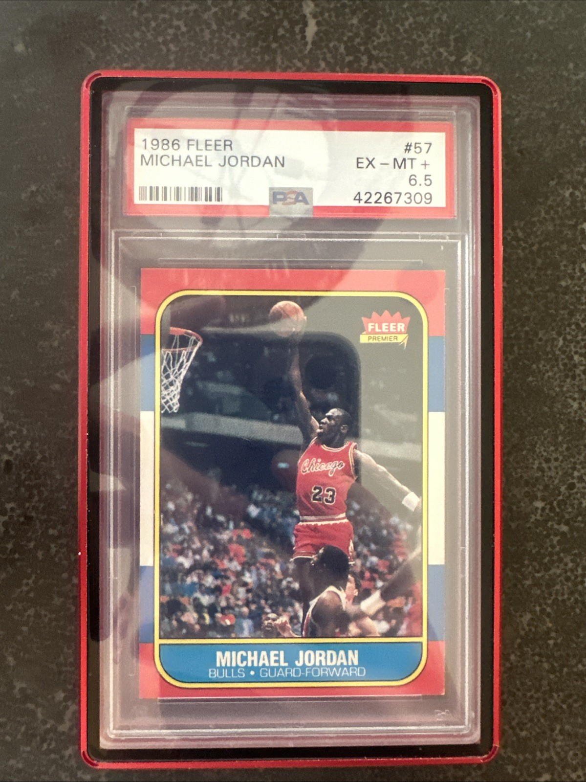 1986-87 Fleer - Michael Jordan PSA 6.5 Rookie Card
