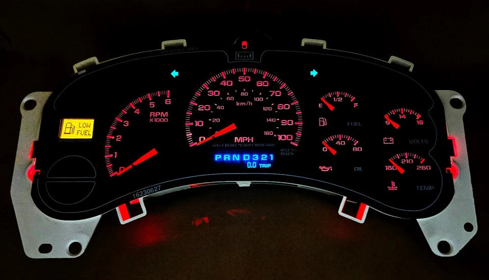 99-02 SILVERADO SIERRA TAHOE INSTRUMENTO MEDIDOR CUADRO VELOCÍMETRO *PROGRAMA MILLAS Foto 4 de 4