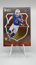 2024 Panini Select -#13 Select Certified Rookies Keon Coleman (RC). Bills
