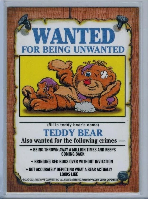 2021 Topps Chrome Garbage Pail Kids Series 4 Roy Bot AN5a - Image 2 of 2