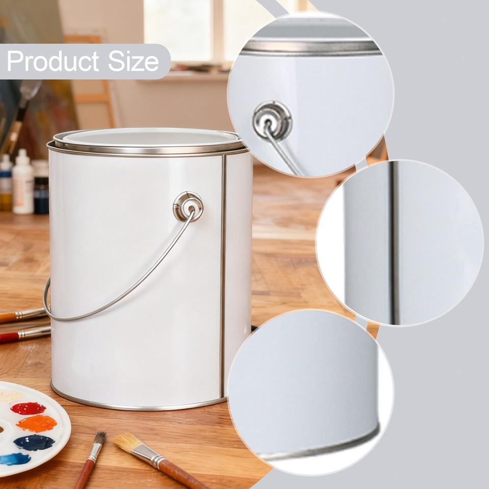 Empty Paint Can Iron Paint Container for Adhesives Varnish Home ...