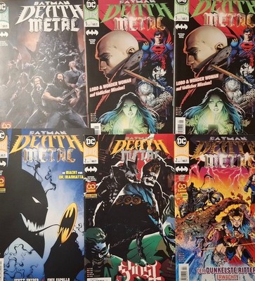 Batman Death Metal 1 - 7 Panini Band Edition 2021 DC Comics