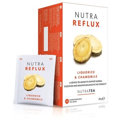 NutraTea NutraReflux Lakritz & Kamille Kräutertee 20 Teebeutel