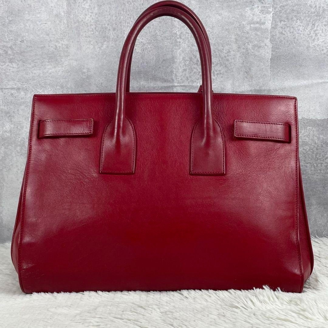 Borsa a tracolla Saint Laurent Sac De Jour in pelle rossa 2WAY dal Giappone