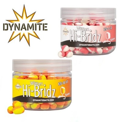 Dynamite Baits Wowsers Hi-Bridz Wafters Pink&White / Yellow&Orange Fishing Baits