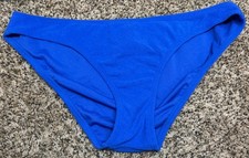 Xhilaration Blue Cheeky Bikini Bottoms. Size: L 8-10 . NEW