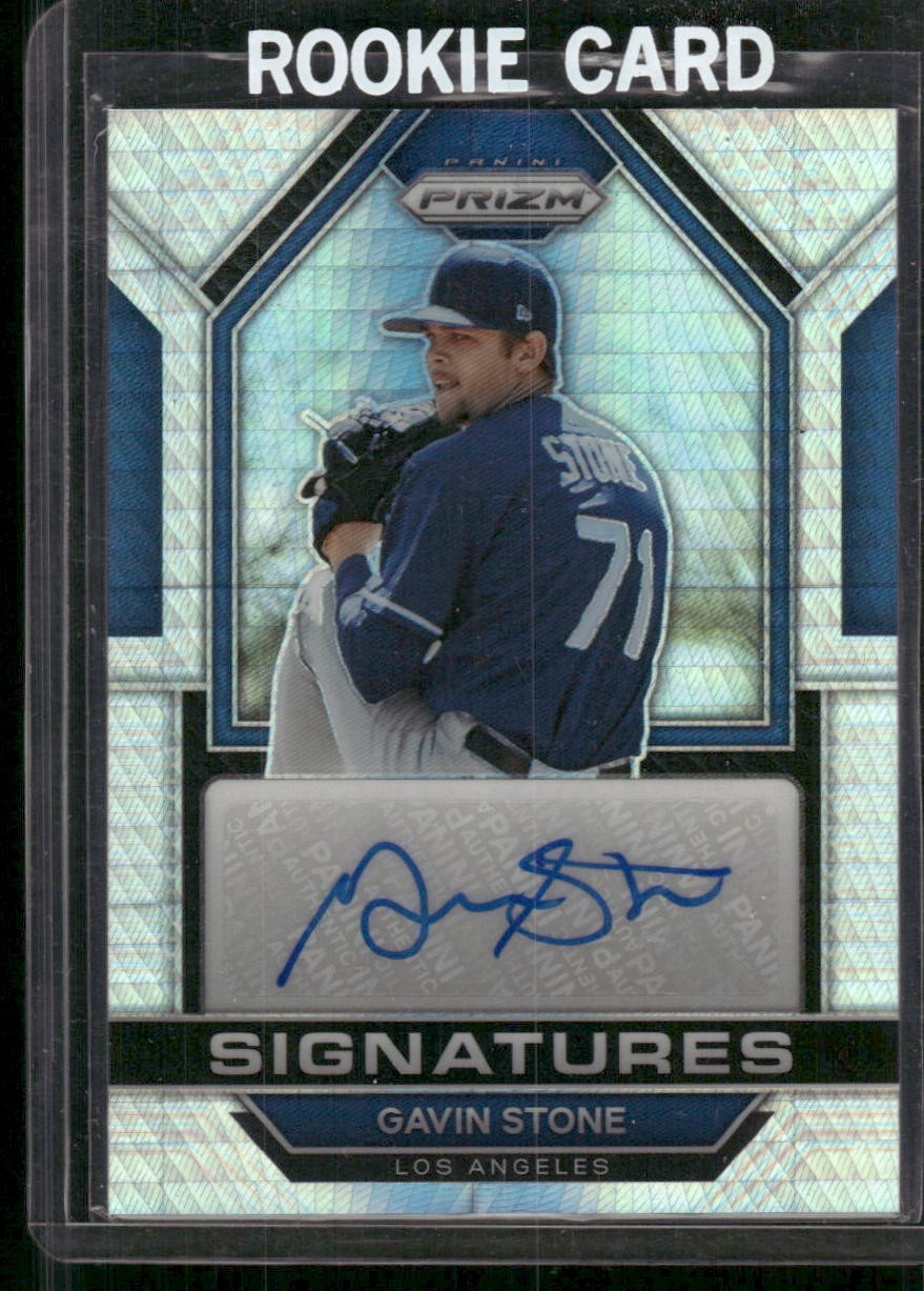 GAVIN STONE 2023 Panini Prizm Signatures Silver Prizm auto #SIG-GS LA Dodgers