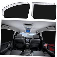 Car Window Sun Shades Covers - 4 Pcs Magnetic Privacy Side Front Back-4