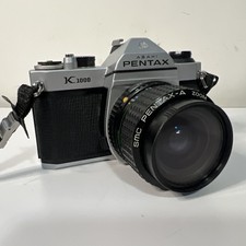Pentax Asahi K1000 35mm Film Camera w/ Pentax-A Zoom 1:35 4.5 35-70mm Lens EUC