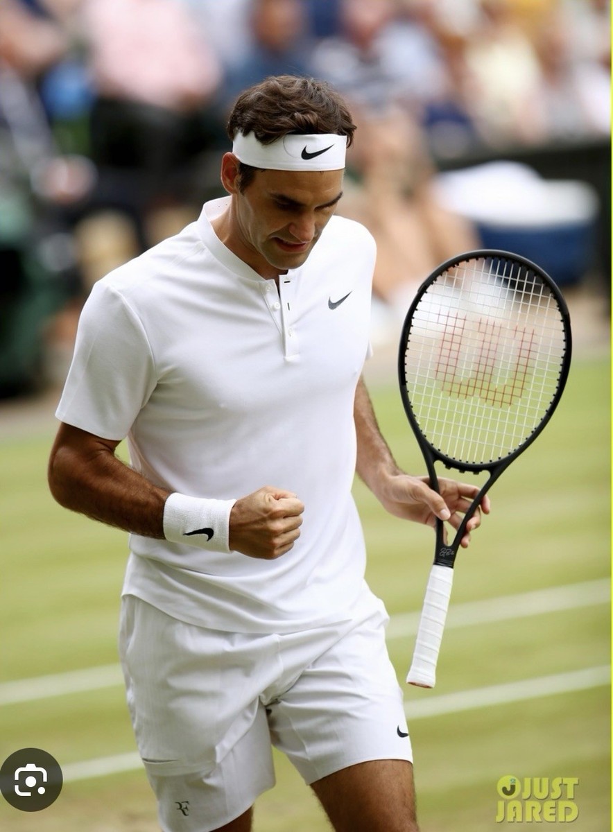Nike Roger Federer RF 2017 Wimbledon Henley Tennis Shirt