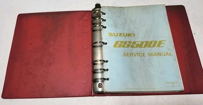1989-1999 Suzuki Gs500e Factory Service Manual  Gs 500e 500 Repair