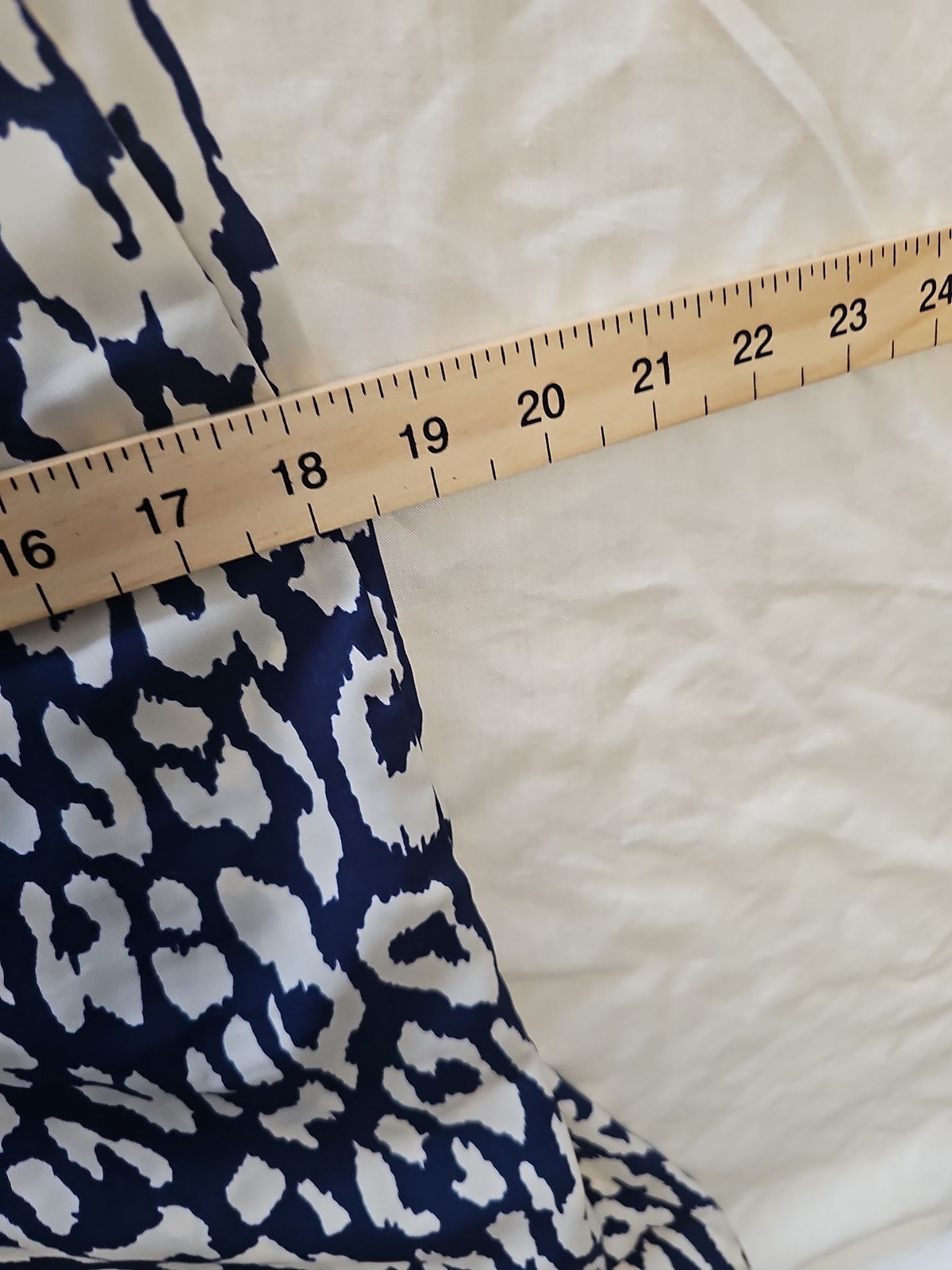 QUIZ Navy and White Animal Print Knot Front Midi Dress uk10 OO1032 image 4