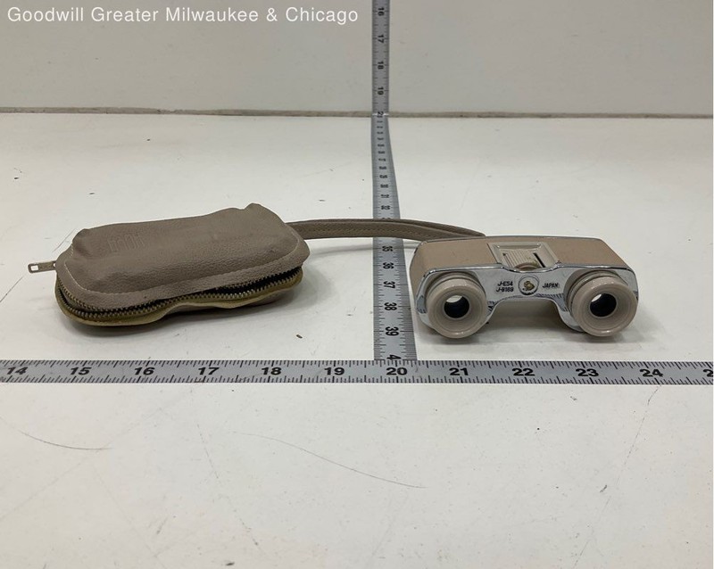 Vintage Hoya Japan 25x25 Pocket Binoculars w/ Case