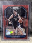2020-21 Panini Prizm Luka Doncic #32 Red Cracked Ice Prizm 