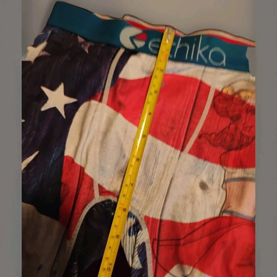 Ethika 男式 Patriotic Pinup 女孩平角内裤内衣 S 码 — 第 3/4 张图片