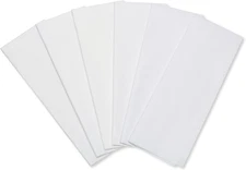 50 Sheets 20 In. X 20 In. White Tissue Paper for Birthdays, Gift Bags, DIY, Craf
