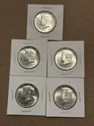Lot Of Five (5) 1964 Kennedy Half Dollar Coins 90% Silver In Great Condition