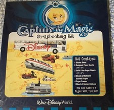 Walt Disney World Capture Magic Scrapbooking Kit Retired Mickey TRANSPORTATION