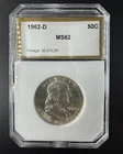 1962-D Franklin Half Dollar – Uncirculated – Denver Mint – 90% Silver
