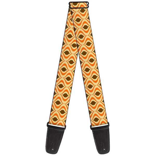 Guitar Strap - Wallpaper1 Ogee Tan/Orange/Brown (Us Import) ACC NEU-image