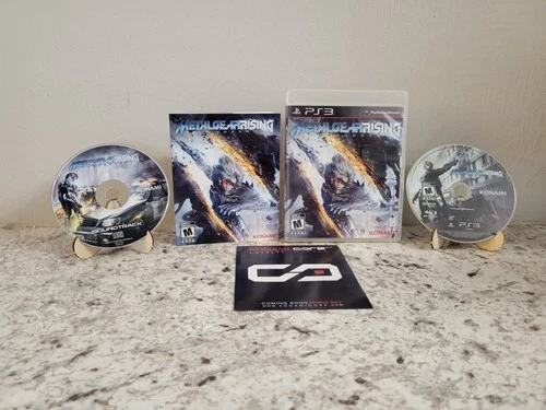 Metal Gear Solid Rising: Revengeance (Sony PlayStation 3, 2013) CIB Ps3 2 DISCS