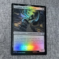 Scorpion, Seething Striker - 0064 - SPM -F oil - NM/M- MTG