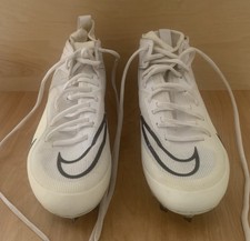 Nike Alpha Huarache 8 Elite Mid White Pure Platinum CW4440-101 Men’s Size 10