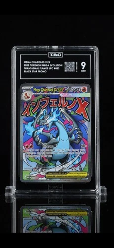 Mega Charizard X ex 2025 Pokemon Black Star Promo TAG 9 #023