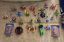 Mini Masters of Universe 21 Figure Lot with Accessories and vehicles He Man