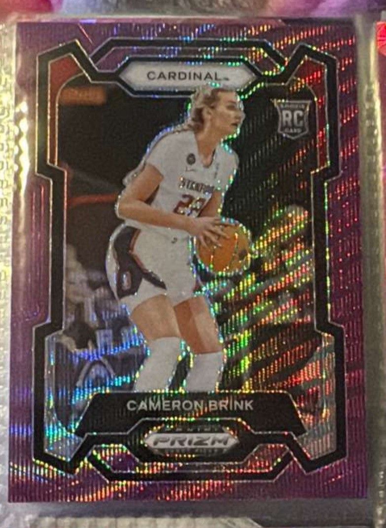 2024 Panini Prizm Draft Picks #89 Cameron Brink Prizms Purple Wave