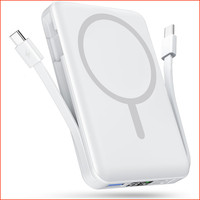 Powerbank 10000Mah Magnetisch Kabellos Pd 20W Mit USB-C Kabel FüR Iphone 12-17