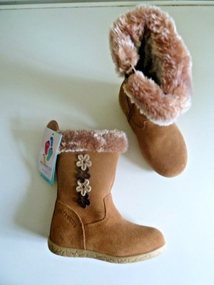 NEW M&S GIRLS WALKMATES SUEDE LEATHER BOOTS SHOES UK SIZE 4.5 / EUR 21 | eBay